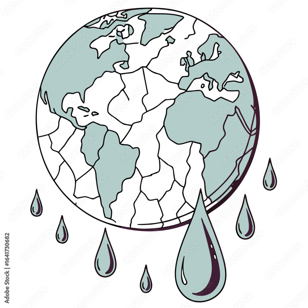 Fototapeta premium human brain and globe