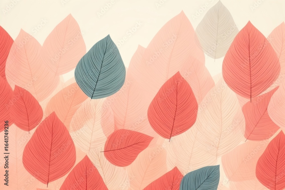 Obraz premium Leaf backgrounds abstract pattern.