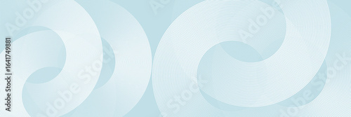 Modern abstract background. Glossy white gradient circle lines. Minimal geometric pattern. Simple graphic elements. Futuristic concept. Suitable for cover, poster, banner, brochure, eps10.
