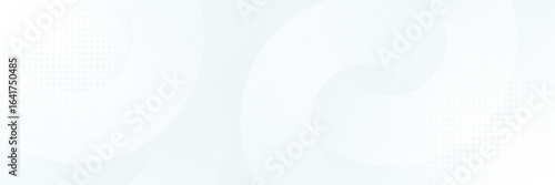 Modern abstract background. Glossy white gradient circle lines. Minimal geometric pattern. Simple graphic elements. Futuristic concept. Suitable for cover, poster, banner, brochure, eps10.