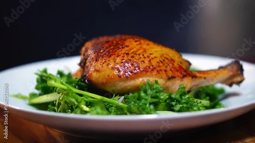 Roasted Chicken with Kale Salad: A Delicious Meal
