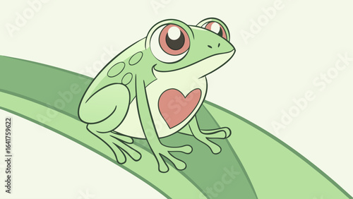 frog on a leaf