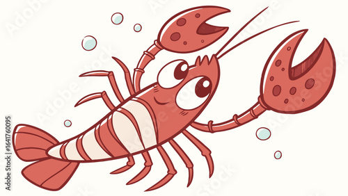vector illustration of lobster