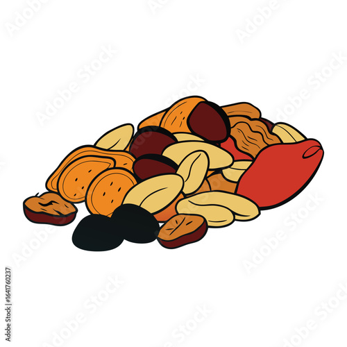 A delicious dried fruit mix featuring sweet, chewy bites of apricots, raisins, cranberries, and more—perfect for snacking, baking, or adding natural sweetness anytime!

