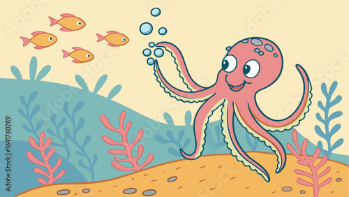 marine life with fishes