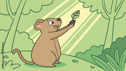 squirrel on the tree