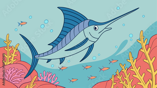 seamless pattern with fishes