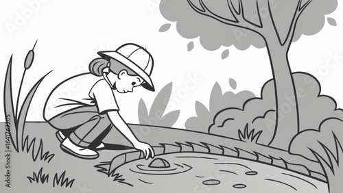 man in the garden