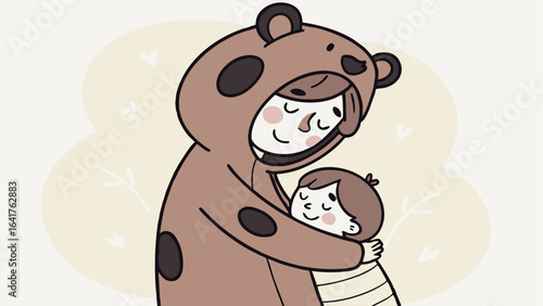 teddy bear with ice cream