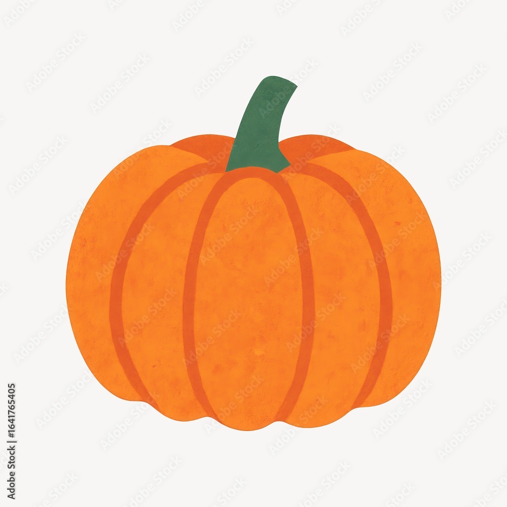 Obraz premium Vibrant autumn pumpkin illustration.