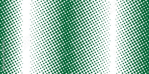 Green Halftone Dot Pattern Background – Retro Pop Art Comic Style Texture Design.