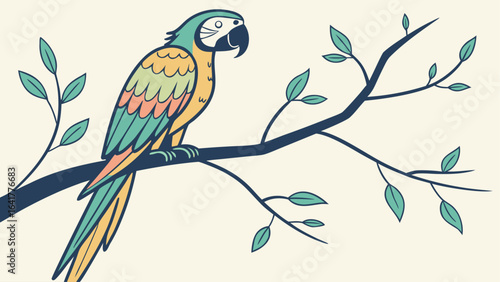 blue and yellow macaw