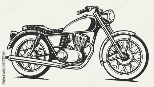 vintage bicycle isolated on white