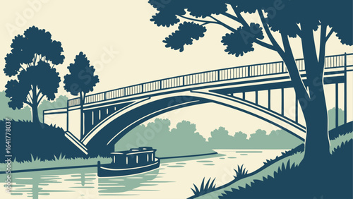 bridge over the river