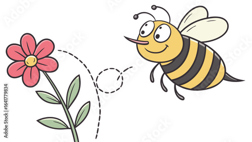 bee and flower