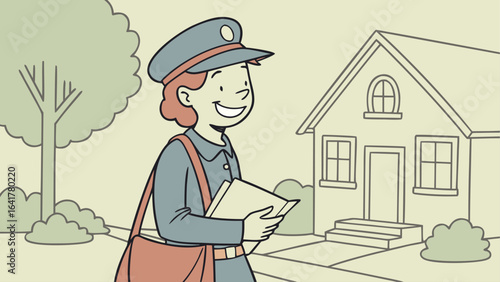 man in front of house