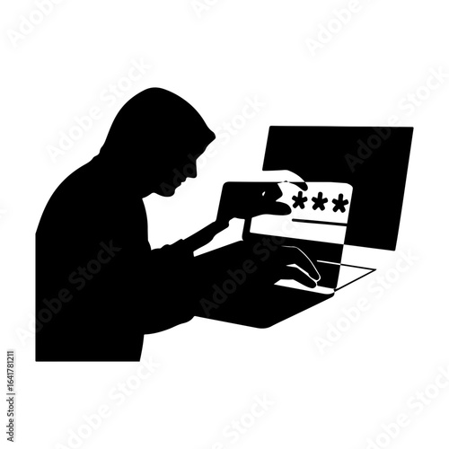 A hacker is trying to access a computer system by cracking the password to steal sensitive information