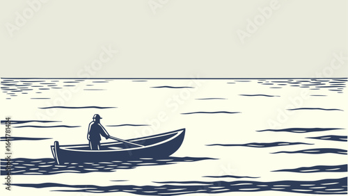 boat on the sea