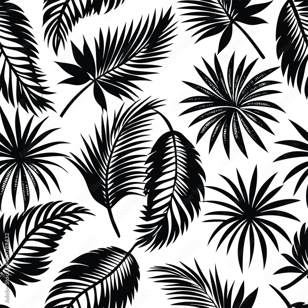 Botanical Leaf Stamp Brush Collection for Photoshop and Procreate.