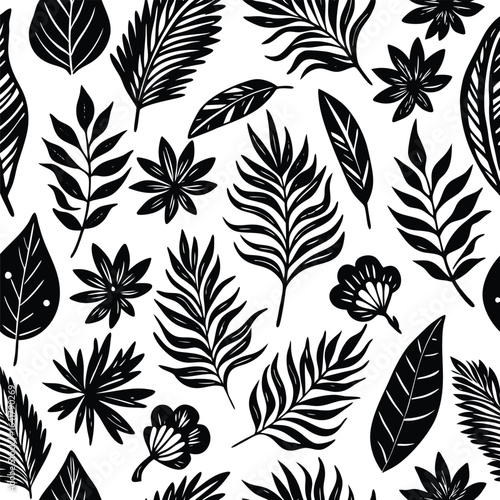 Decorative Leaf Pattern Brushes for Elegant Floral Designs.