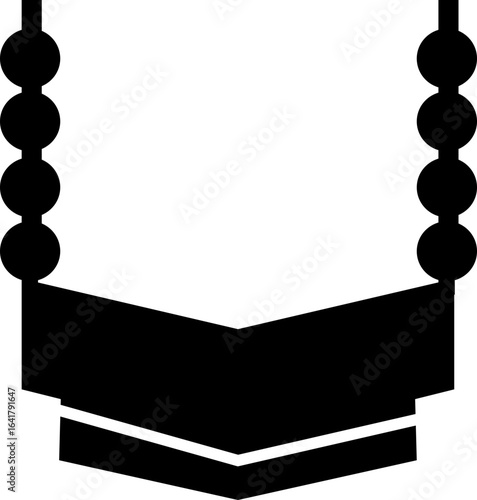 Woman's jewelry icon elegant vector of rings, neckless, bangles, and watches, in minimalist black silhouette style for fashion design accessory branding E-commerce stores luxury boutique logos for web
