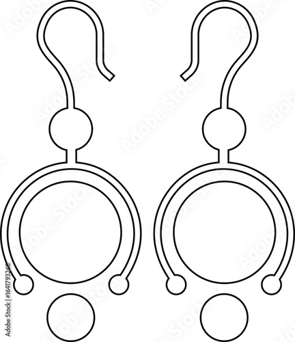 Woman's jewelry icon elegant vector of rings, neckless, bangles, and watches, in minimalist black silhouette style for fashion design accessory branding E-commerce stores luxury boutique logos for web