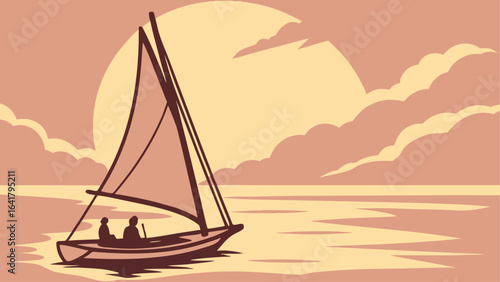 sailboat on the sea