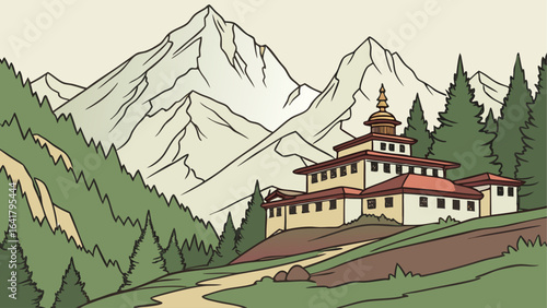 church in the mountains
