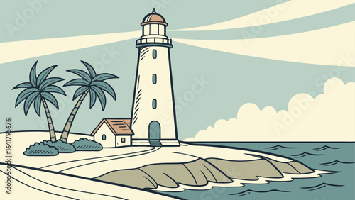 lighthouse on the beach