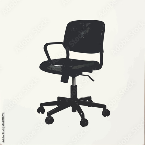 Black office chair