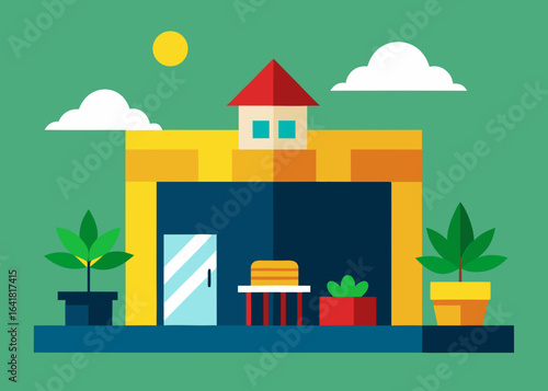 CEO suite with private rooftop garden