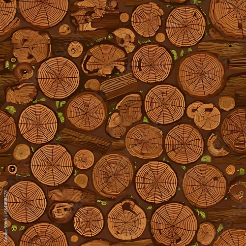 Wood Logs Pattern