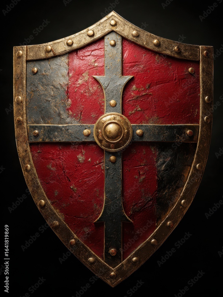 Fototapeta premium abstract shield graphic design protection symbol