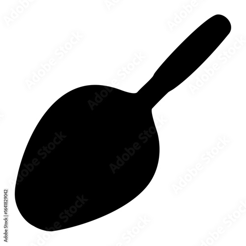 Simple Serving Spoon Silhouette