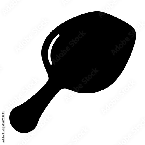 Simple Serving Spoon Silhouette