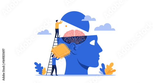 Artificial intelligence brain chip integration cognitive enhancement technology advancements