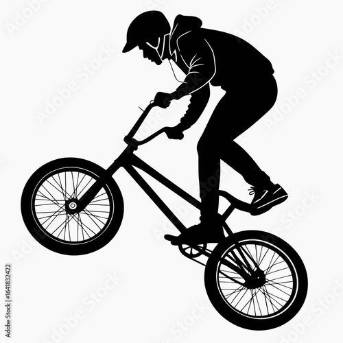 man on bicycle