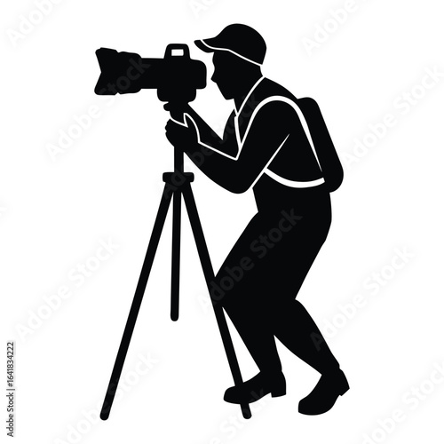 photographer with camera