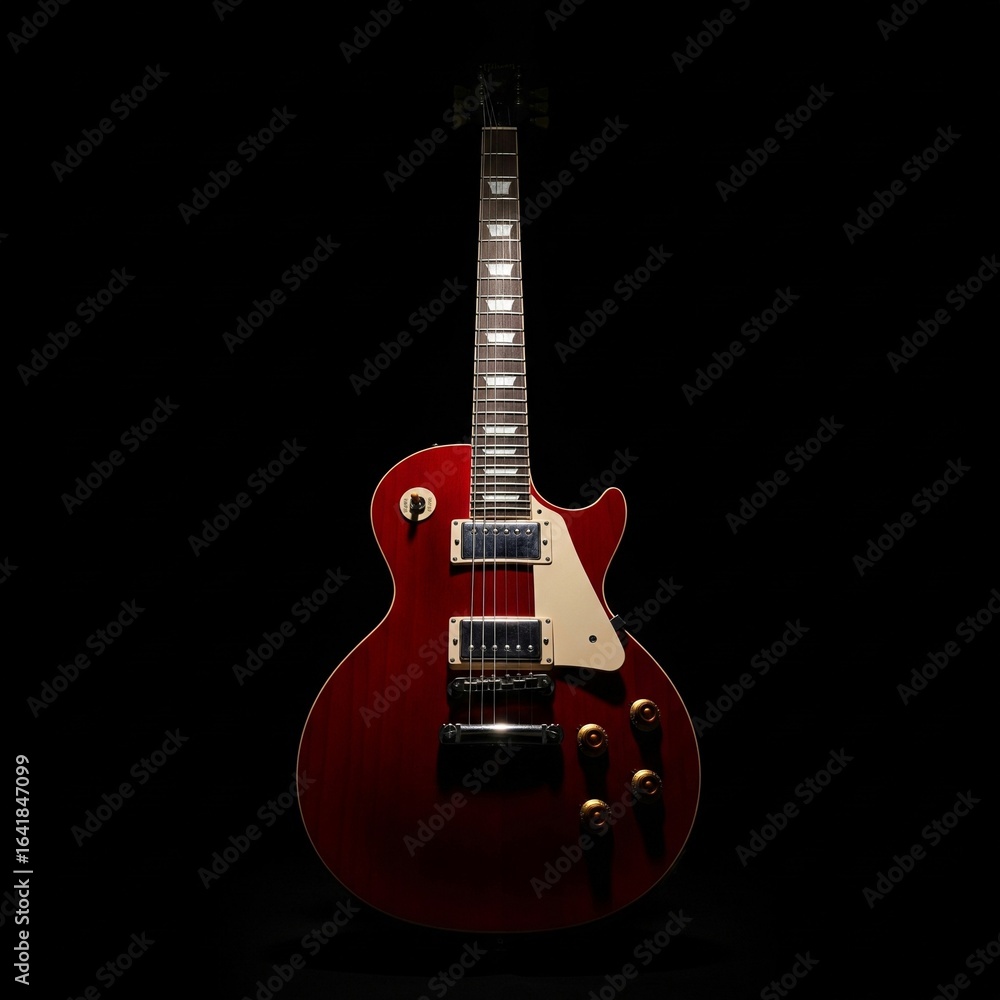 Fototapeta premium red electric guitar