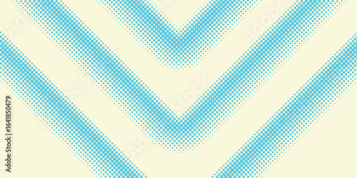 Halftone corner background. Radial comic half-box wallpaper. Blue dotted corner gradient. Fading rough dotted cleavage concept. Grunge pop art gradient background. Vector