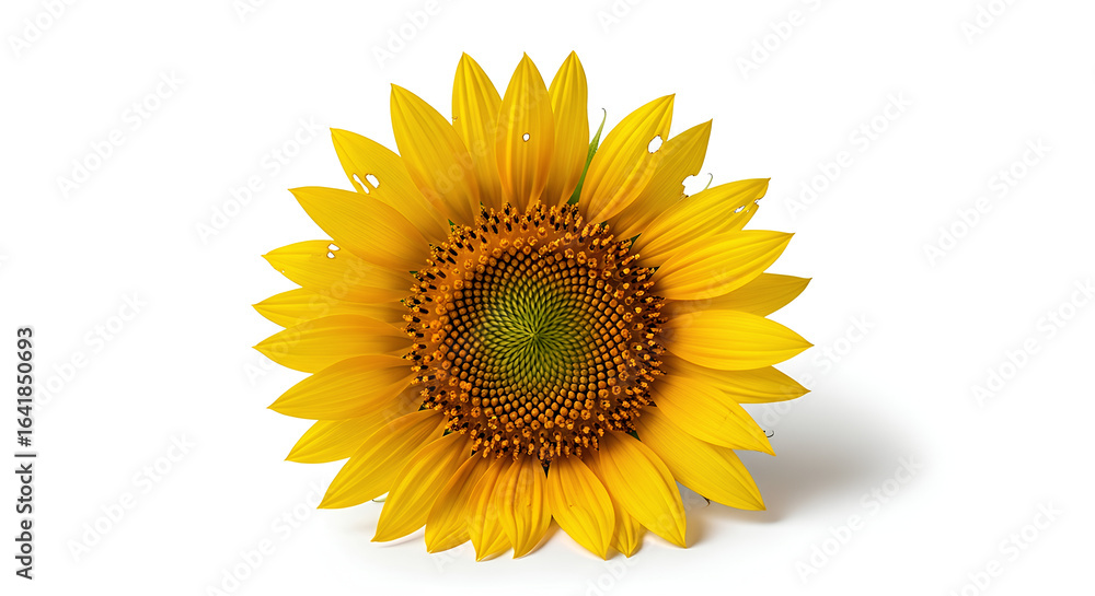 Fototapeta premium sunflower isolated on white