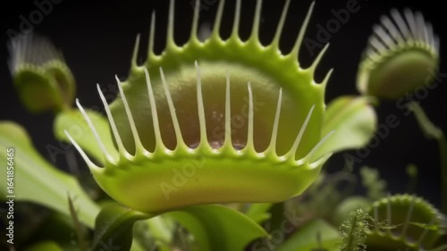 Close-up of a Venus flytrap