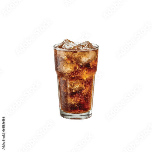 cola with ice