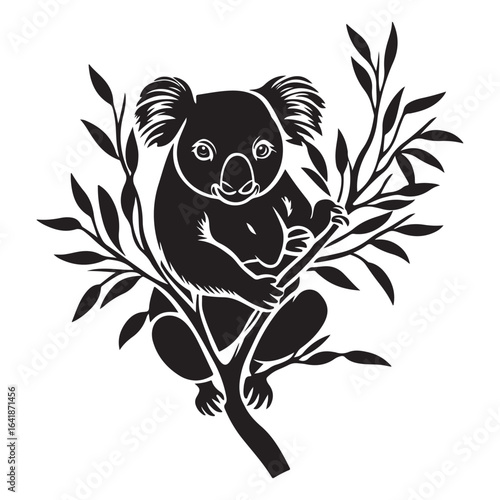 koala, animal, vector, transparent background