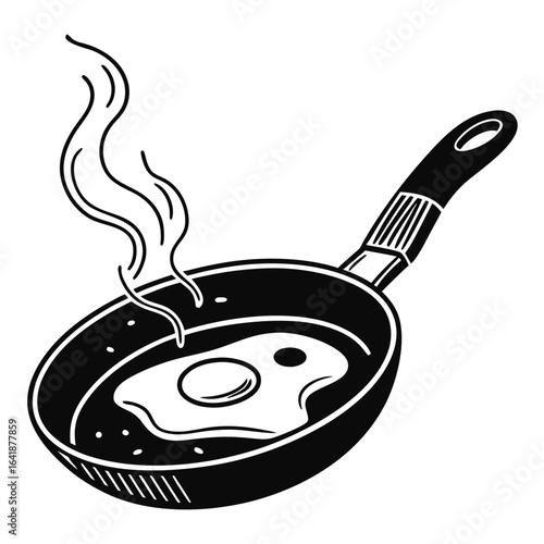 frying pan with chicken