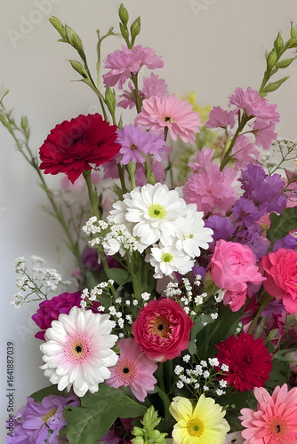 Wallpaper Mural pink and white flowers Torontodigital.ca
