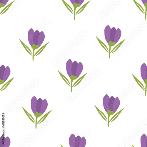 Wallpaper Mural seamless floral pattern Torontodigital.ca