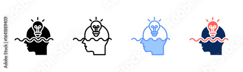 Idea Dive icon set multiple style collection