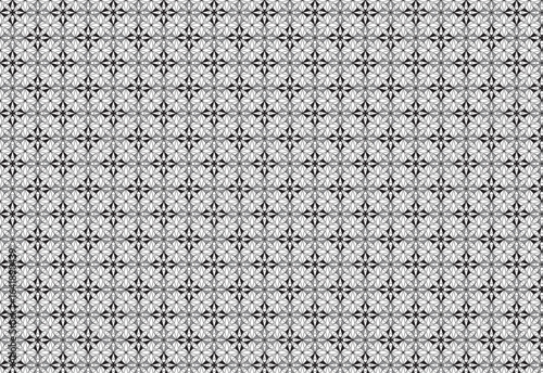 A seamless checkered monochrome geometric diamond cut line pattern with an elegant Arabic vector background. Ideal for modern, luxurious, and Islamic designs or batik typical Indonesian cloth patterns