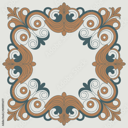 hires and vector at my page frame colorful editable vector hires for gold classic shape Artwork
